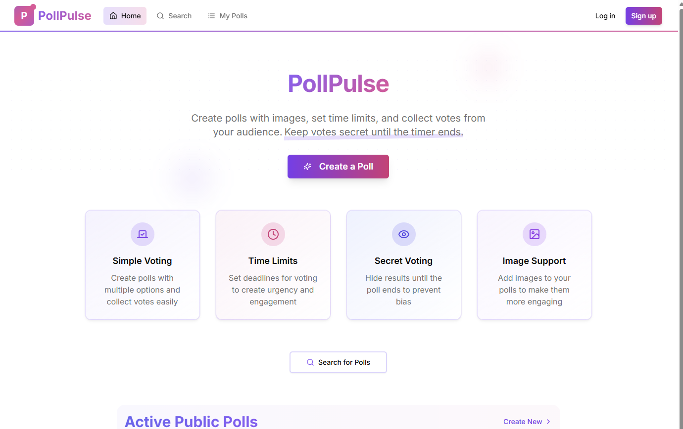 PollPulse: Interactive Polling Made Simple